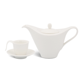 Bộ cà phê 0.45 L - Anh Vũ - Trắng Ngà