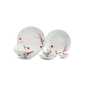 Bộ đồ ăn 10 người 36 sản phẩm - Daisy - Hồng Mai