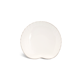 Dĩa ăn sáng 20.6 x 18 cm - Ngọc Biển - Chỉ Bạch Kim