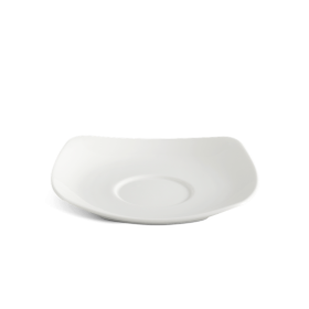 Dĩa lót chén vuông 15.5 cm - Jasmine Lys - Trắng Ngà