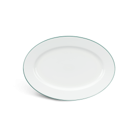 Dĩa oval 28 cm - Jasmine - Chỉ Xanh Lá